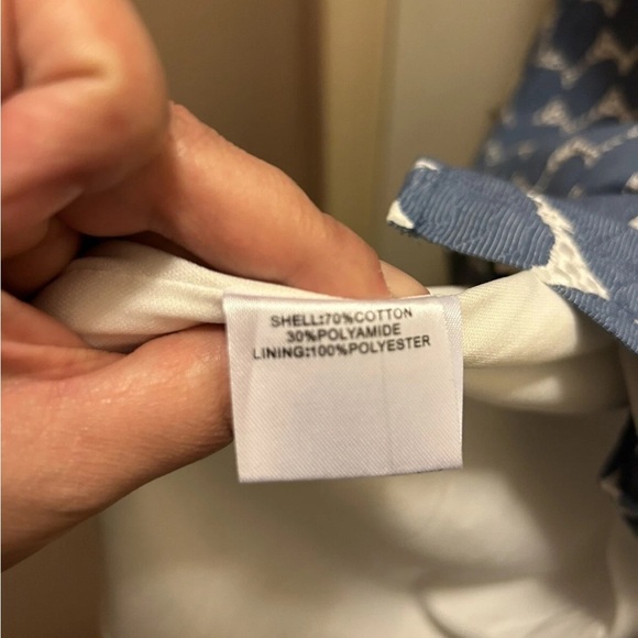 GODDIVA of London Blue and White Button-Up Dress Sz 8 NWT!! - Picture 11 of 16